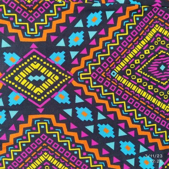 Off Shoulder Multi-Color Frock/Top - Picture 3 of 6